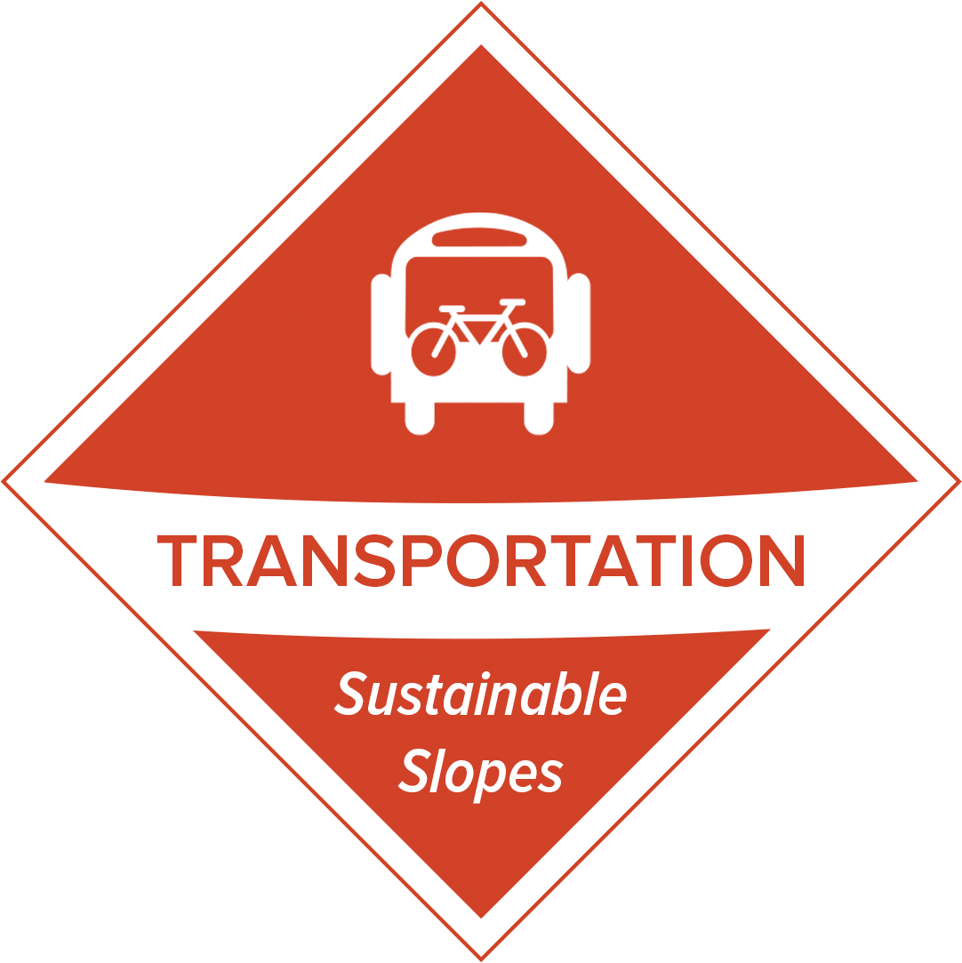 Transportation Sustainable Slopes badge