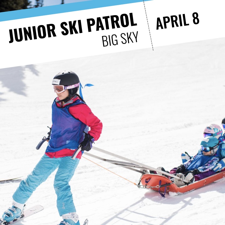 Junior ski patrol image