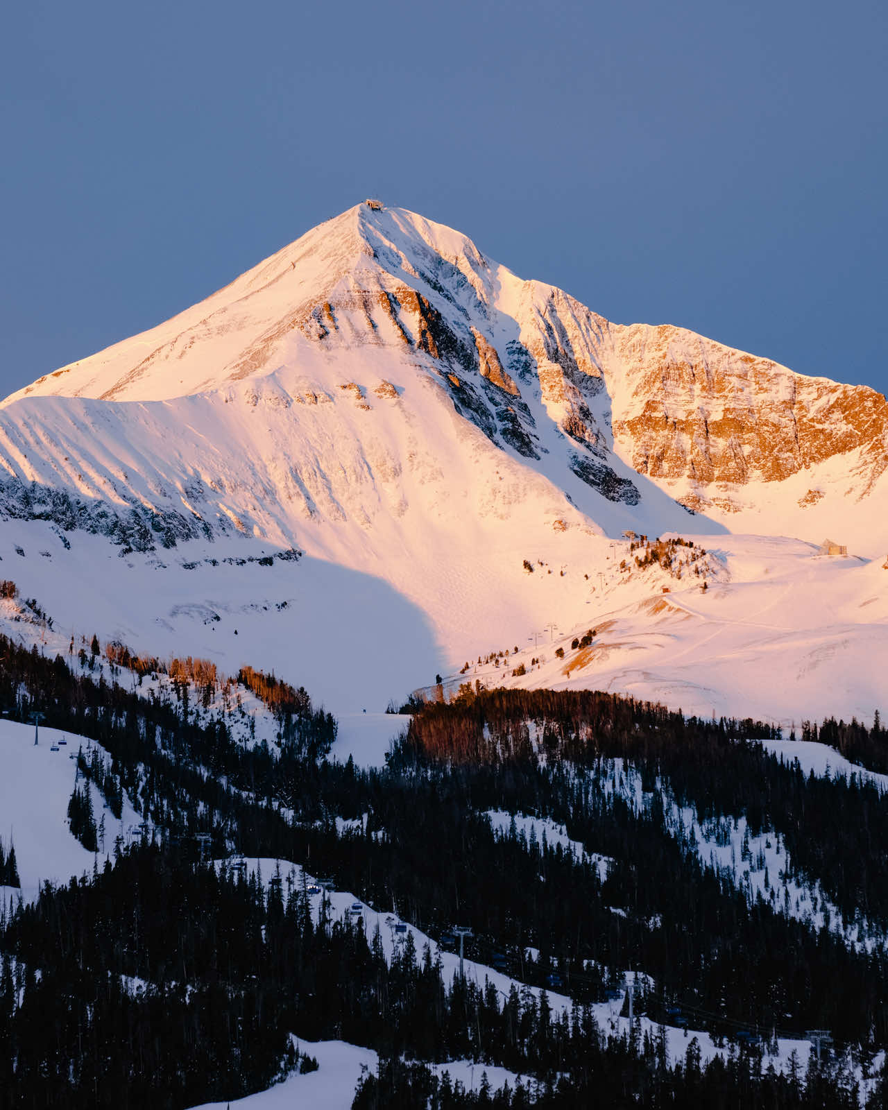 Lone Peak at sunrise