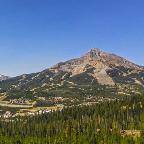 Lone Peak in summer