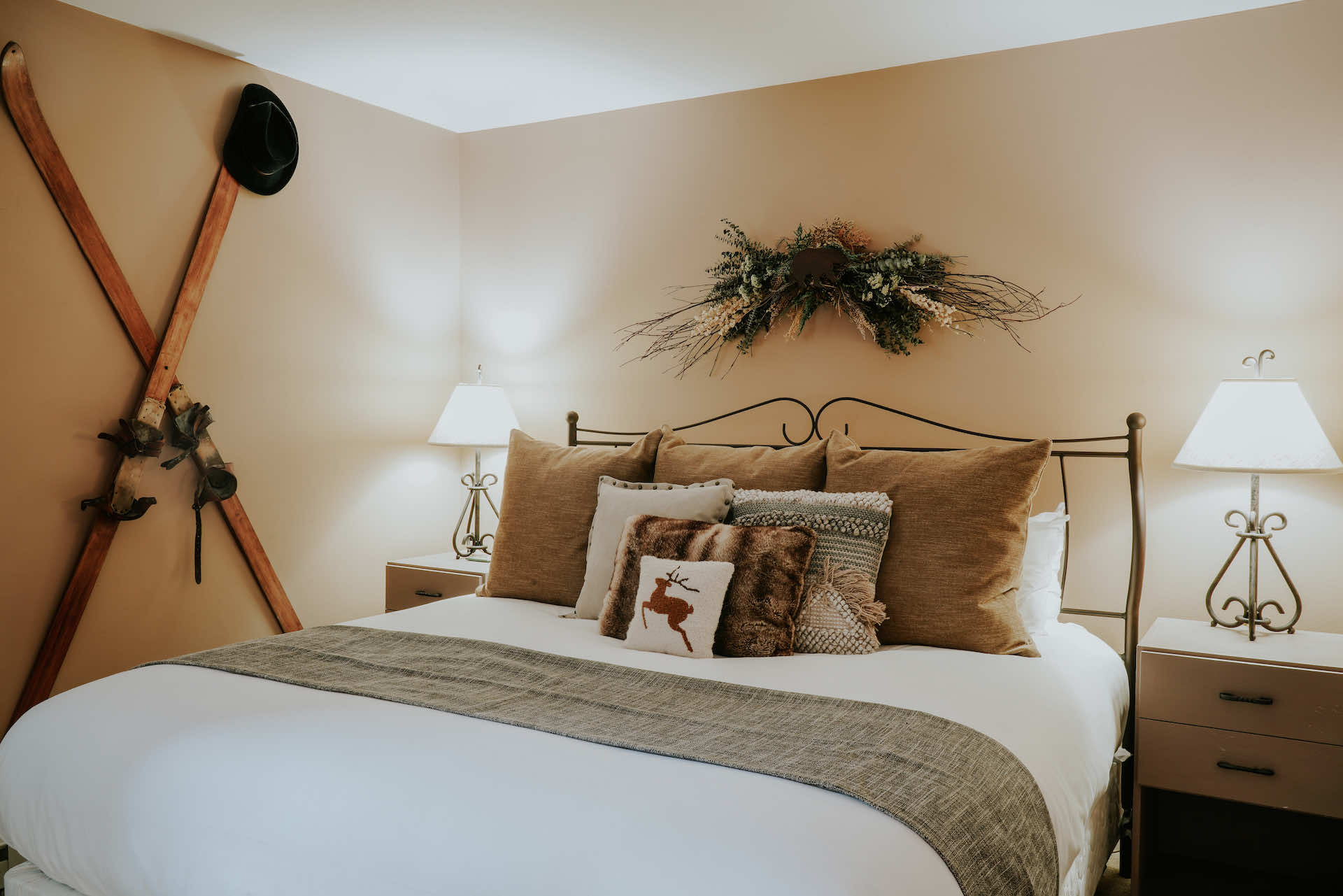 Stillwater Condominium Bedroom | Vacation Rentals at Big Sky Resort, Montana